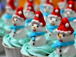 Snowman Cupcakes