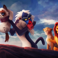 The confused lion king