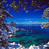 Lake Tahoe in winter