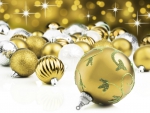 Golden Christmas Decorations!