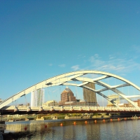 The Fredrick Douglass-Susan B. Anthony Memorial bridge.