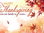 Happy Thanksgiving