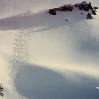 Fresh Tracks on Cathedral at Crescent Spur Heli-Skiing