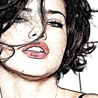 Sexy model Adriana Lima potrait