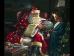 Santa Giving The World