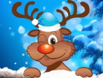 Winking Reindeer