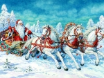 Santa with Horses