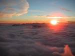 Above the clouds