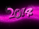 Purple New Year "2014"