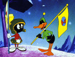 Daffy Duck and Marvin Martian