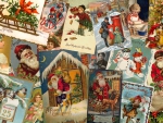 Victorian Christmas Collage