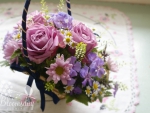 Basket of beautiful flowers