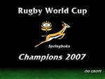 Rugby World Cup Champions 2007