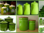 green canisters