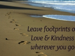 Leave footprints of...