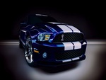 Shelby Mustang Dark Blue Front