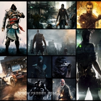 gaming wallpaper collage