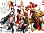 Queen Of Hearts And Suit