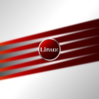 Linux sharp red line wallpaper 4:3
