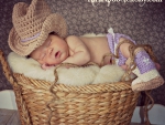 BABY COWGIRL SLEEPING