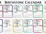 2014 birthstone calander