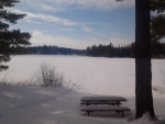 ~~; Looking out over Loon Call lake ;~~
