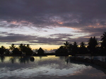 Evening tendency on Tahiti