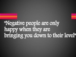 Negative people