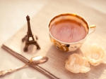 Tea cup with Eiffel Tower