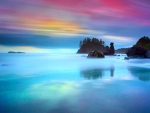 Sea Stack Sunset ~ Pacific Northwest USA