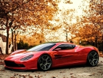 Aston Martin DBC Red