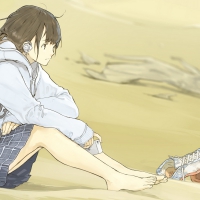 enjoying by the beach side