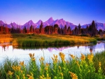 Summer Sunrise At Teton National Park