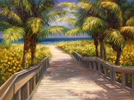Beach boardwalk