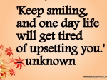 KEEP SMILING