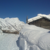 big snow in mountain alps italiano... ...