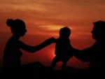 Happy Family Silhouettes