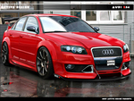 Red Audi RS4
