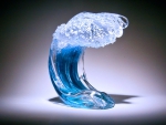 Wave in glass