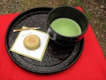 Traditional Japanese Wagashi with Matcha Tea