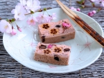 Sakura Themed Wagashi Japanese Sweets