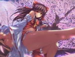 Hakurei Reimu and Sexy Legs