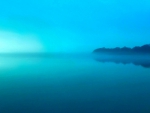 Blue Dawn on the Lake