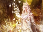 Fairy Queen And Butterflies