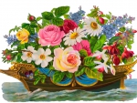 Boat full of Flowers