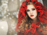 Red winter Beauty for Dear Inspi