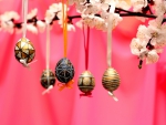 Easter Eggs and Blossoms