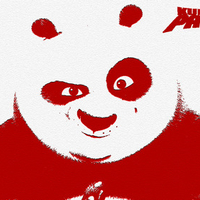 Po the panda notepaper