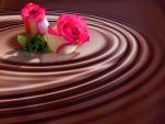 Roses and chocolate