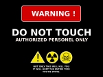 Warning Do Not Touch